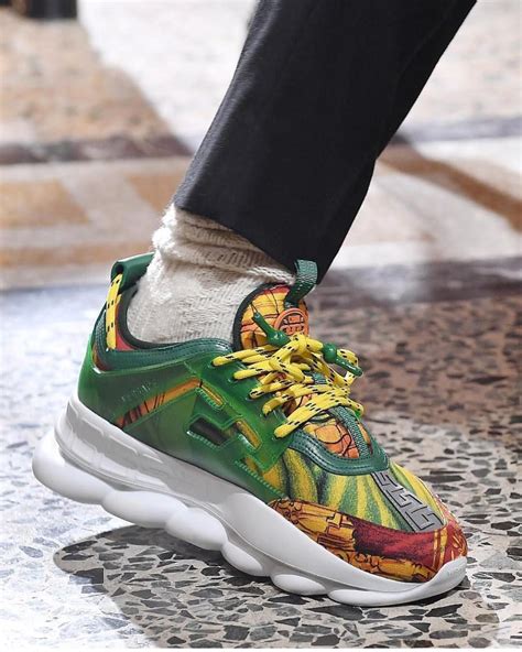 2 chainz x versace chain reaction sneakers|Versace chain reaction price.